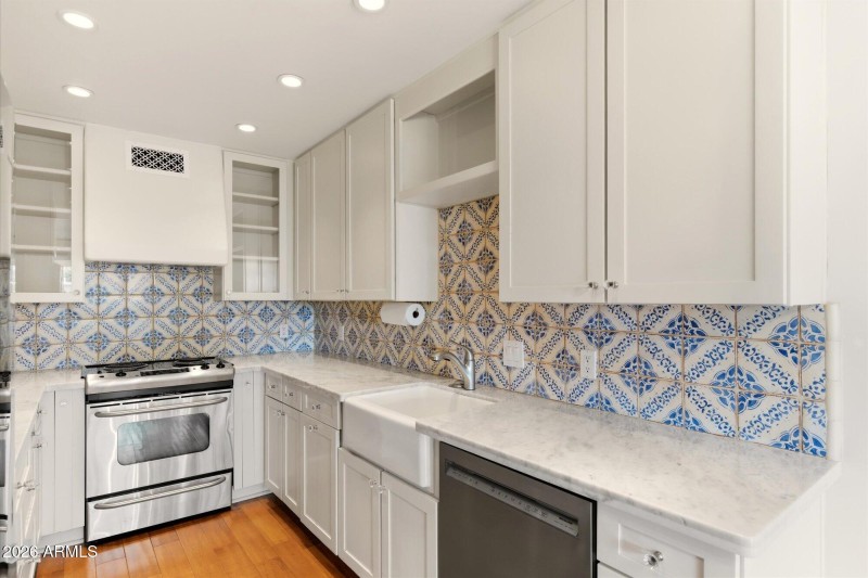 Custom-tiled Kitchen