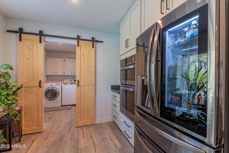 Fridge with see-thru door