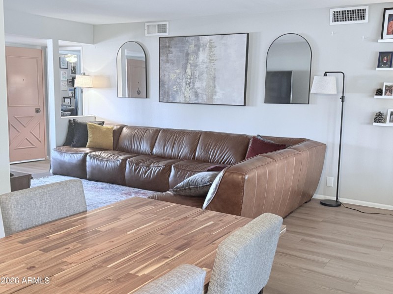 shows how it would be with furniture