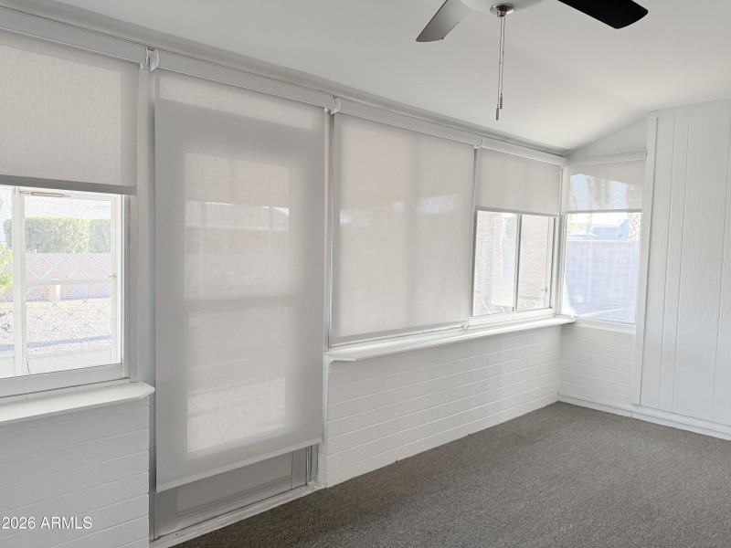 roller shades all windows AZ Room