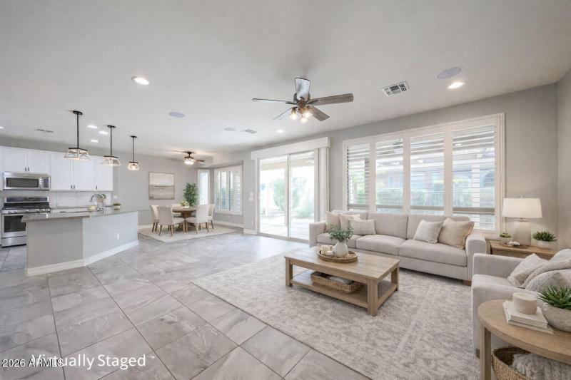 Virtually Staged Great Room