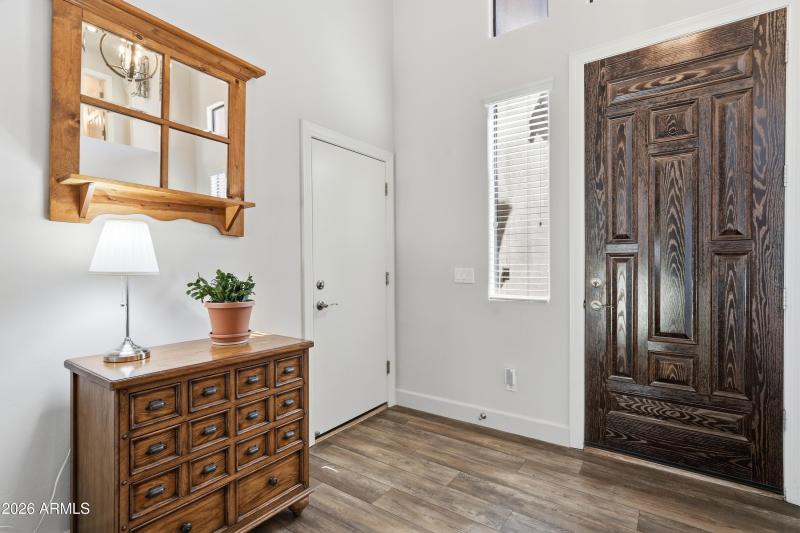 Front Entry Door & Garage Door