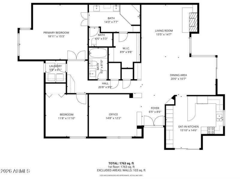 Floor Plan W Dimensions