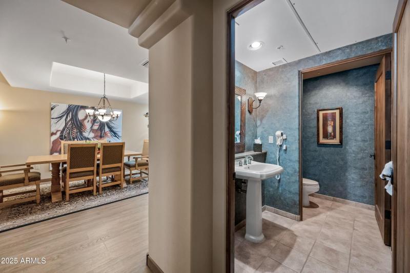 Living Room- Powder Room