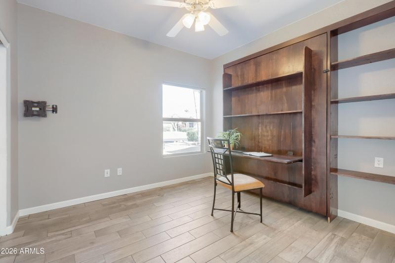 Second Bedroom doubles as a Home Office