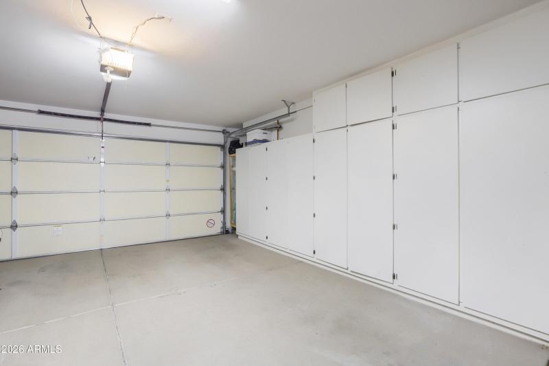 Plenty of Built-in Storage in Garage