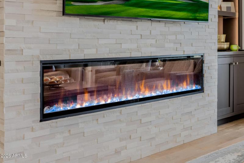 Designer Linear Fireplace