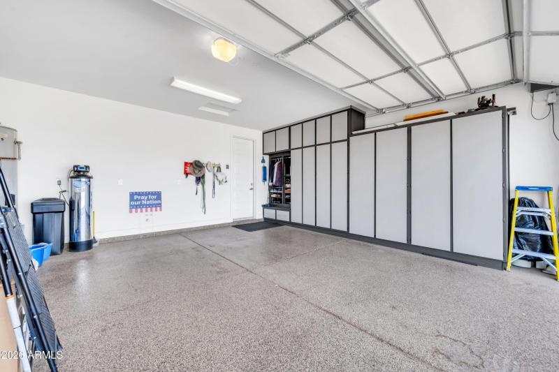 Cabinets and Epoxy Flooring all garage's