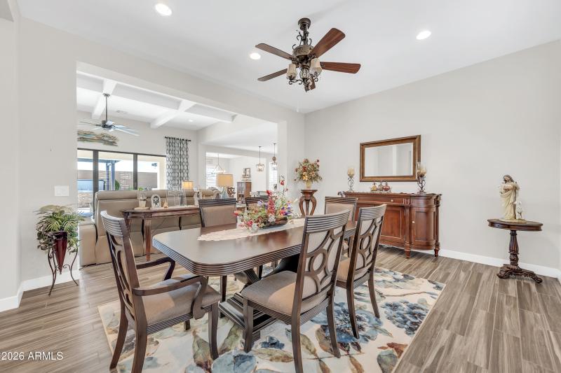 Dining open to Living Room