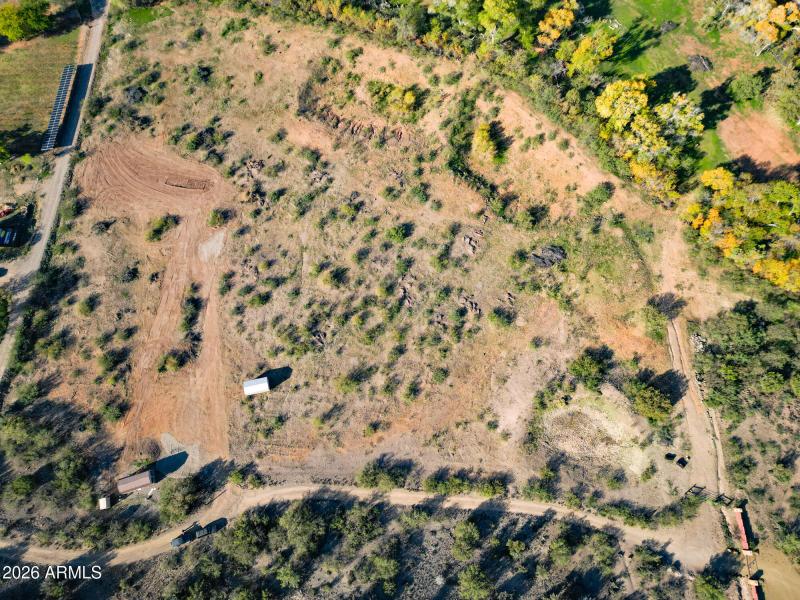 Overhead road 3 ponds casita storage