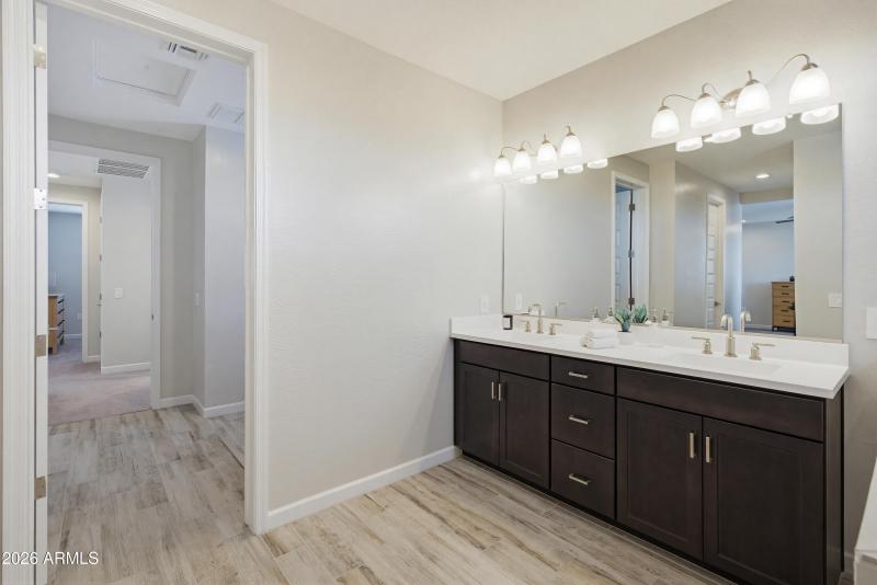 Primary Bathroom to Laundry