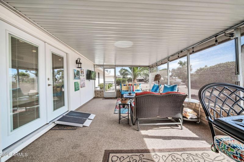 Screened In Back Patio