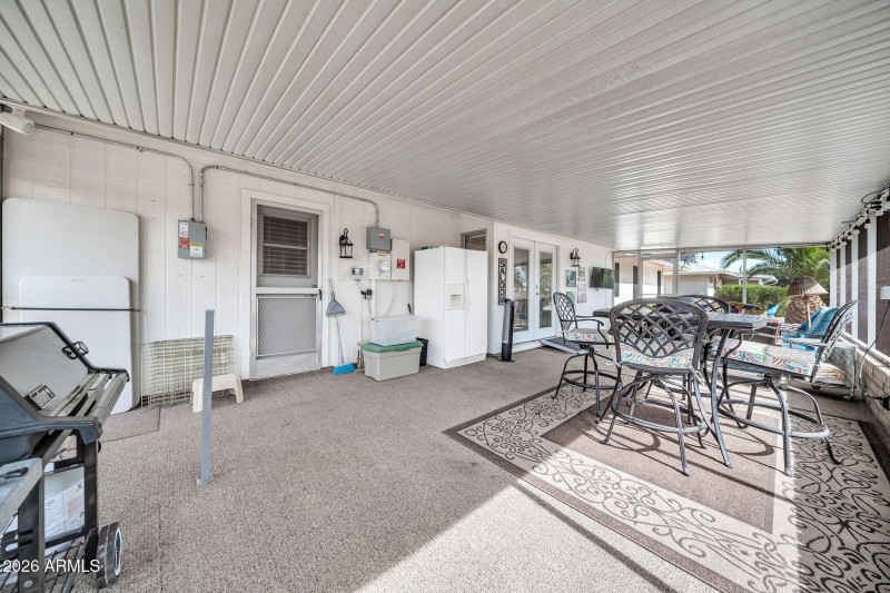 Screened In Back Patio