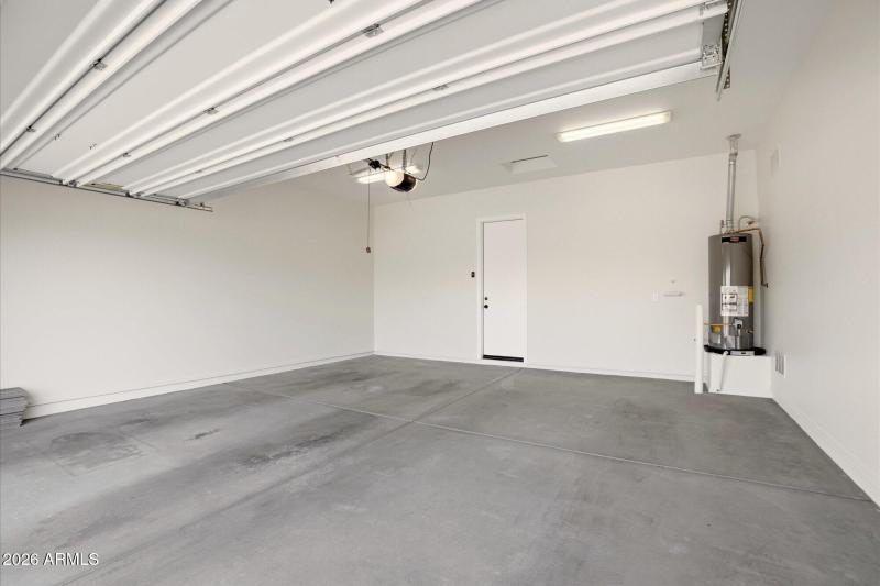 Freshly Painted Garage