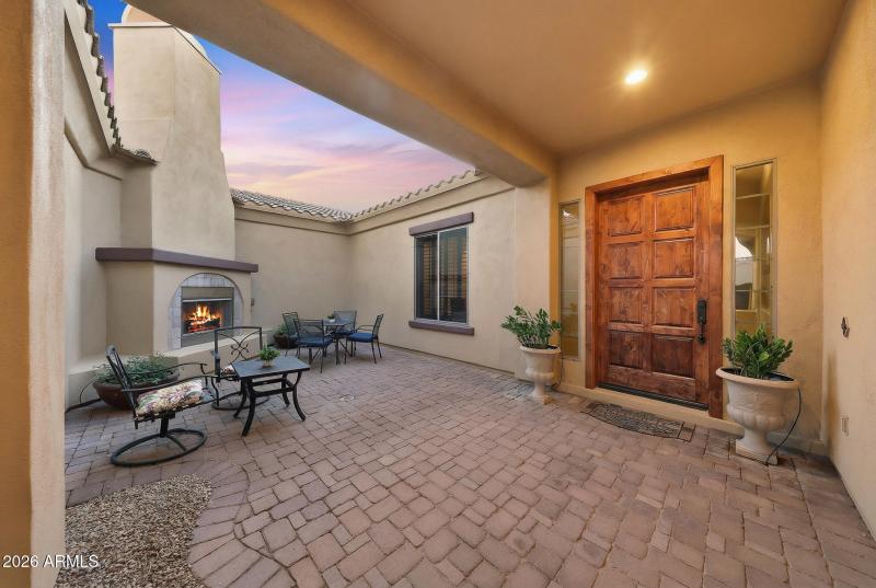 Private Front Courtyard