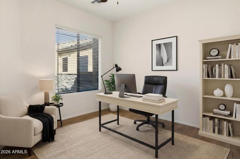 Bedroom 2 Staged as Optional office