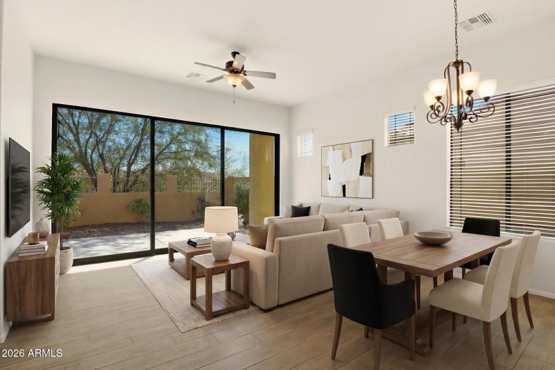 Great Room Virtually Staged