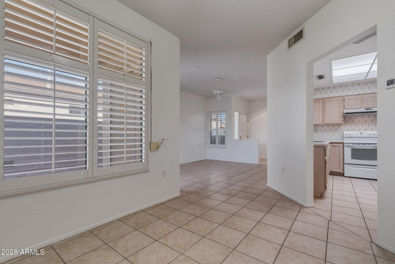 View of Entry from Dining Room