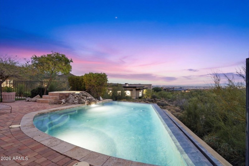 Double negative edge pool