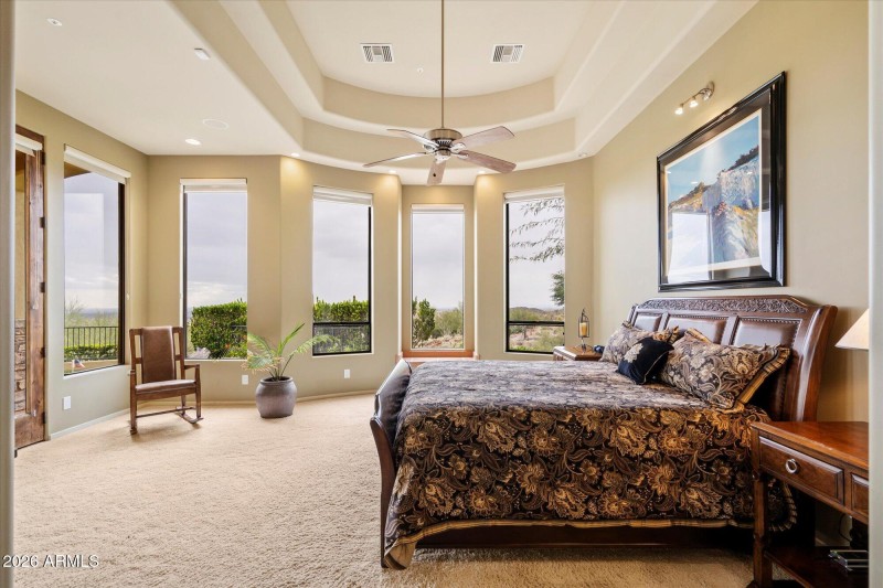 Primary bedroom w/ views