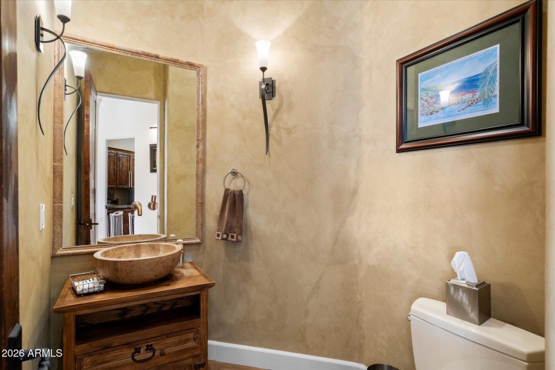 1 of 2 powder rooms