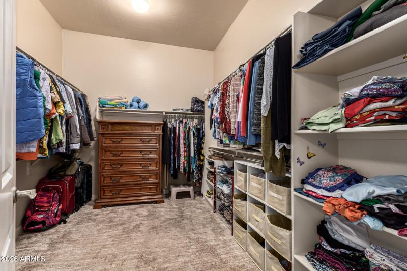 Primary walk-in closet