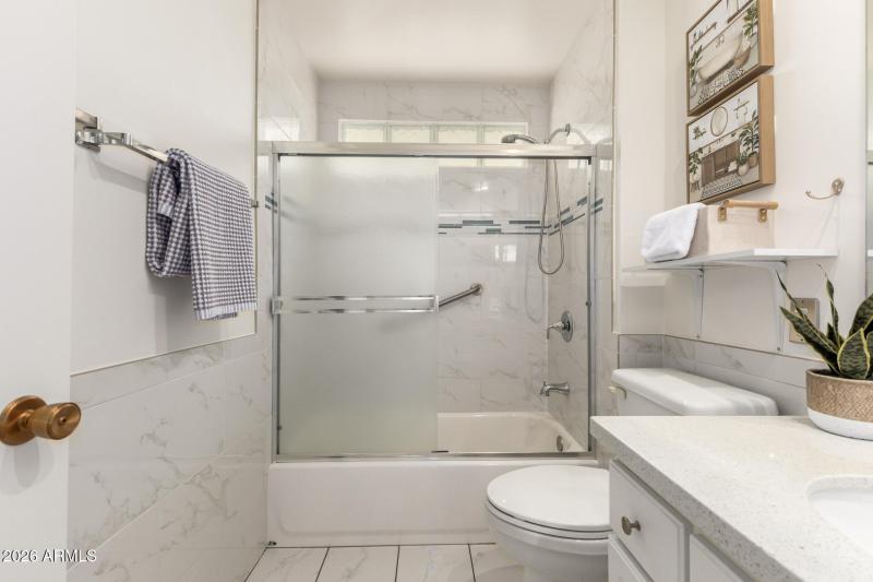 Twin Oaks - Updated Tile Bath 1 of 2