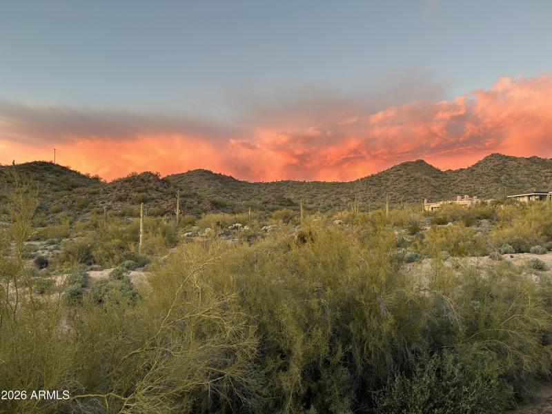 sunset - fire in the sky looking NE from