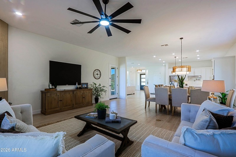 Spacious family room