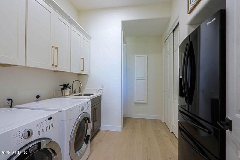 Laundary with utility sink