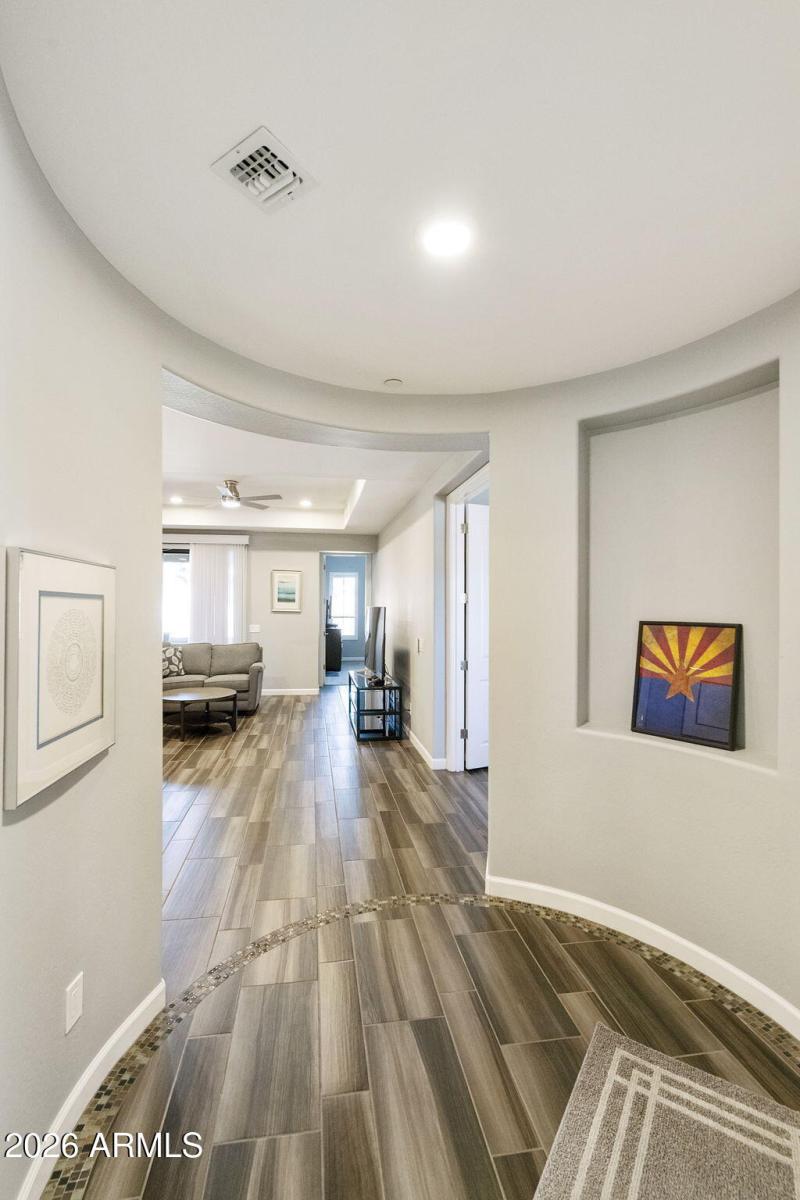 Enry view to Great Room