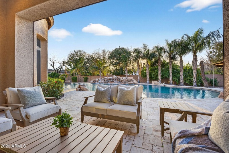 Patio off living area