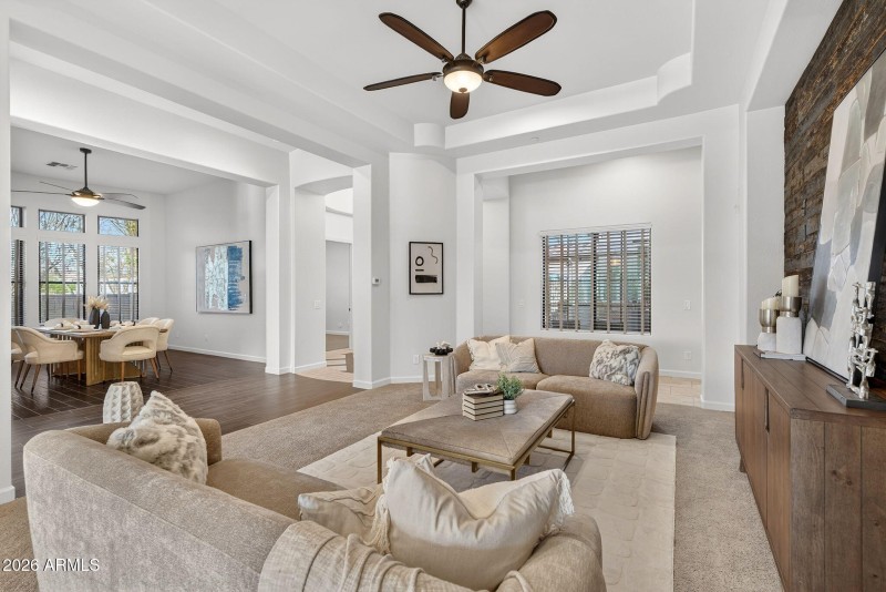 Spacious living areas