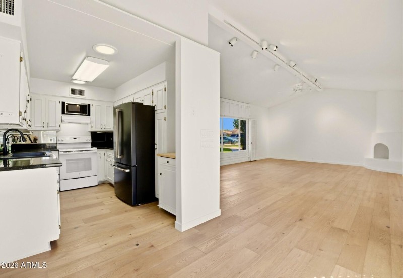 Kitchen & Living Room