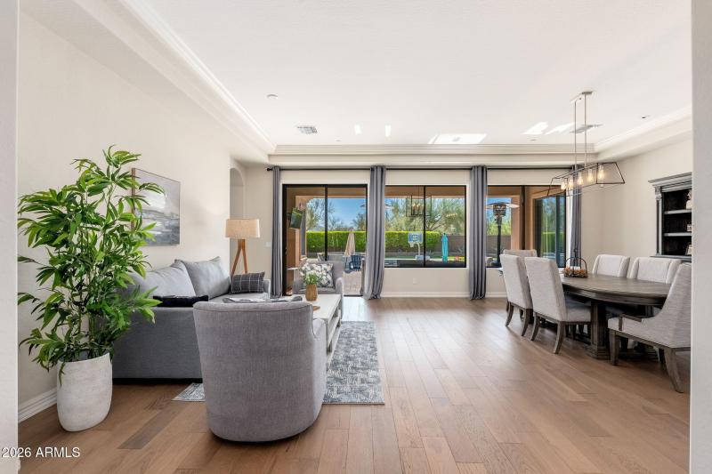 Living Room and Dining Room