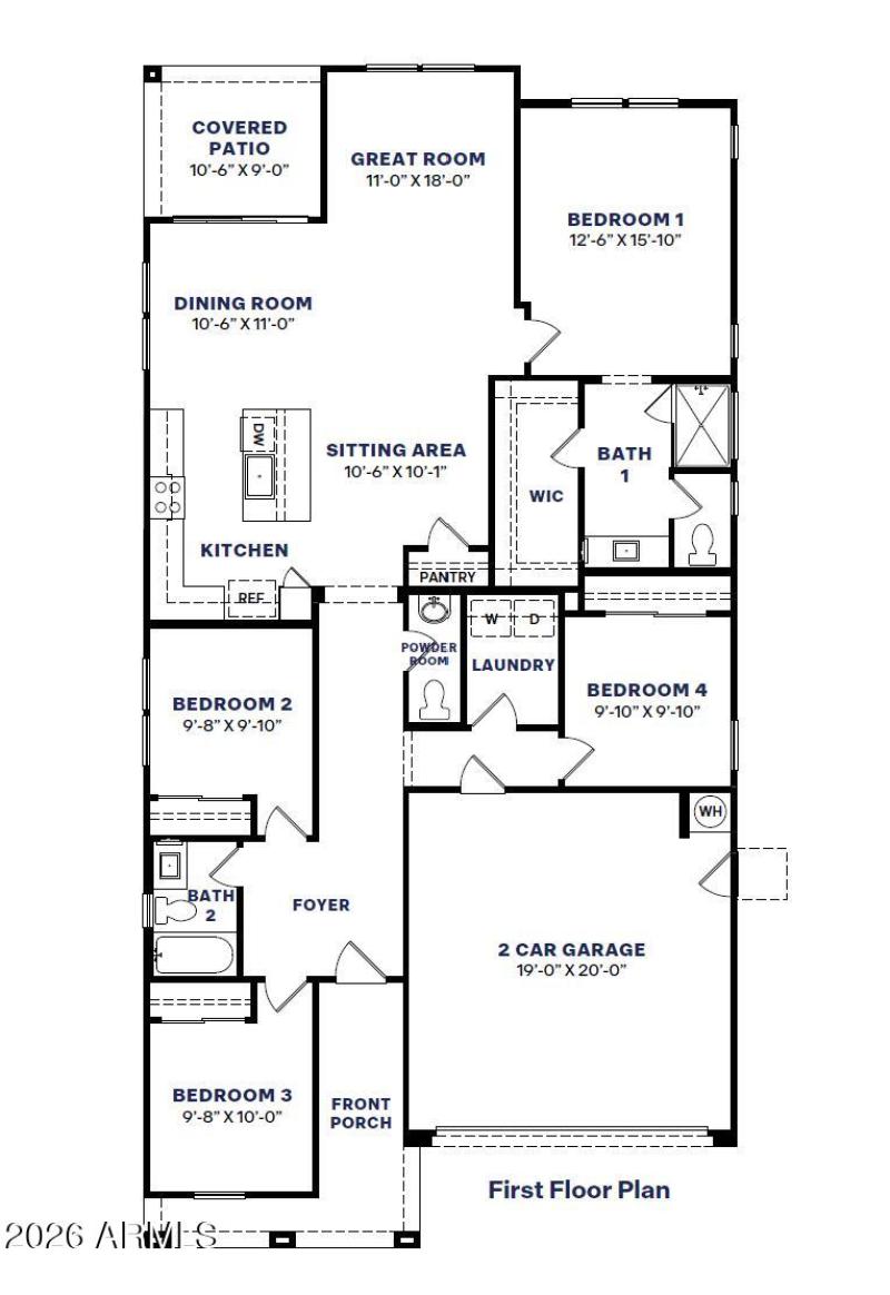 Glacier Floorplan Blank