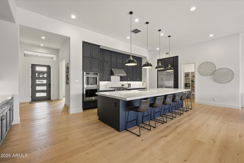 Kitche view facing front door