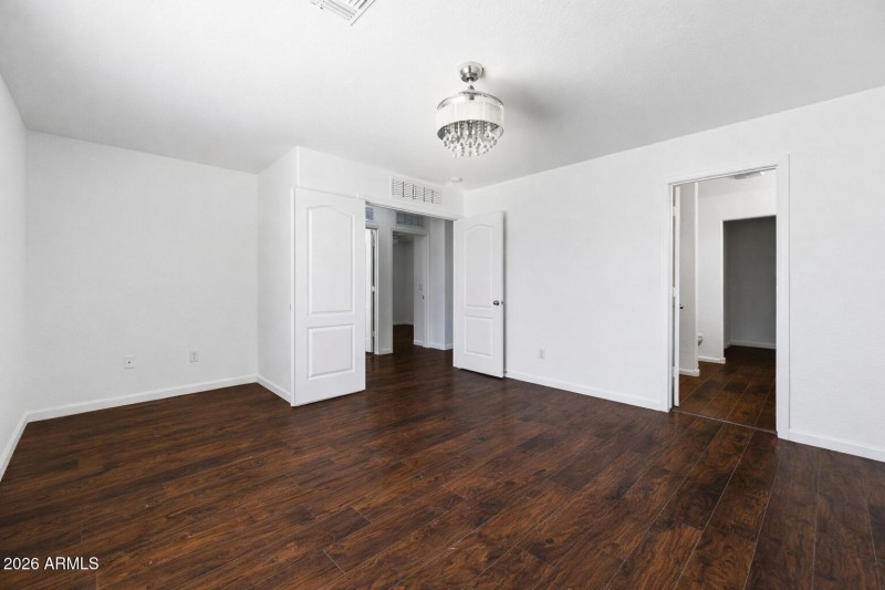 master bedroom clean