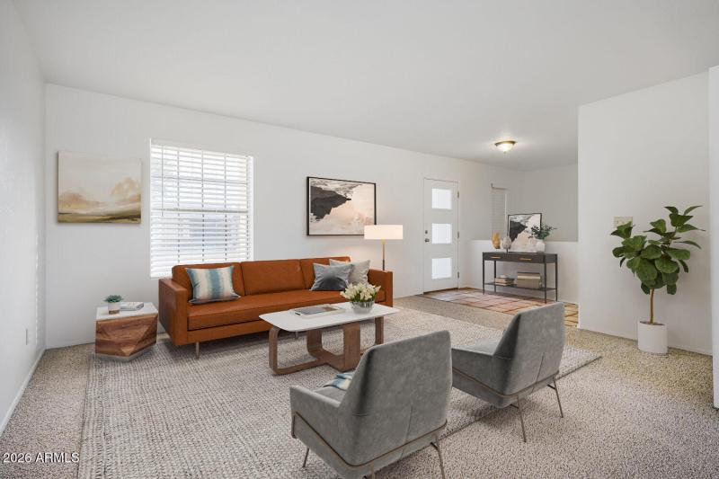 Living Room- Virtually Staged