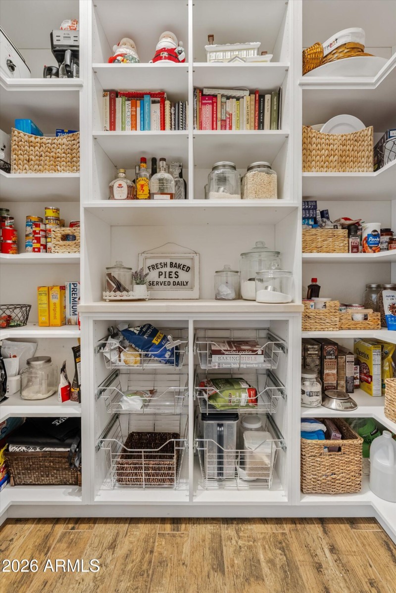 Custom walk-in pantry