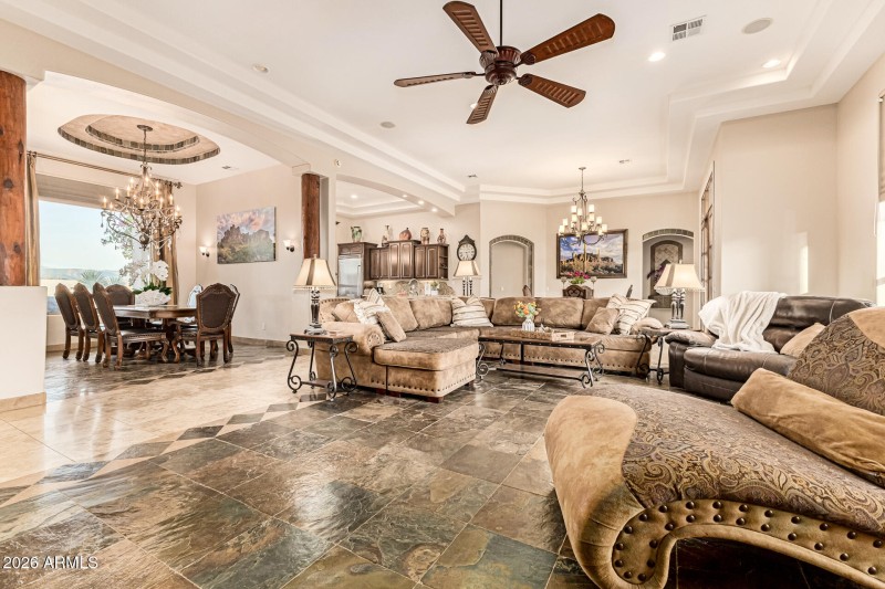 Coffered Raised Ceilings