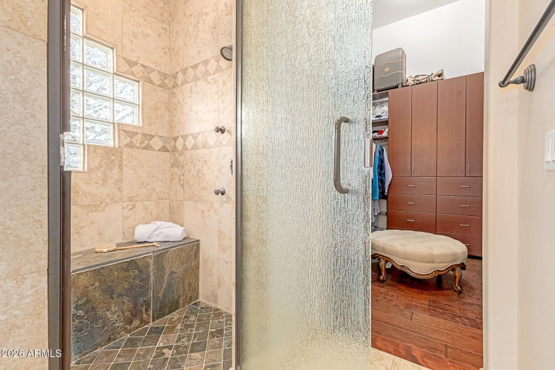 Tiled Walk In Shower