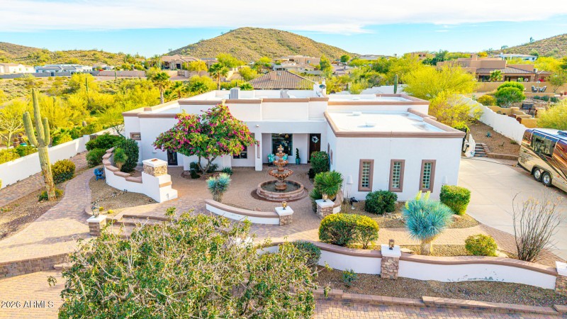 Front of Home Faces North