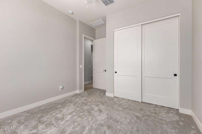 Bedroom 1 with Closet View