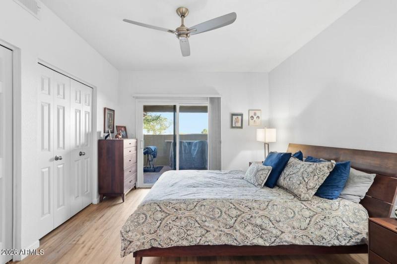 Master Bedroom to Patio