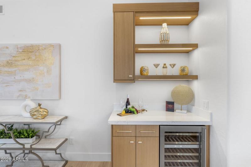 Beverage Station w/Wine Fridge