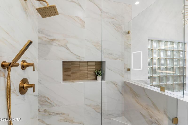 Glass Enclosed Walk-in Shower