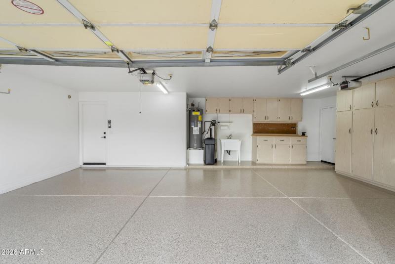 3 Car Garage w/ Cabinetry