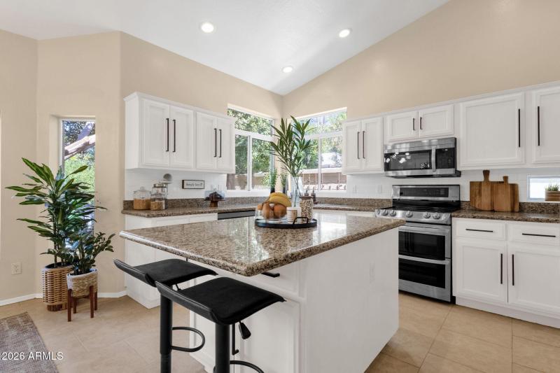 Kitchen and Center Island