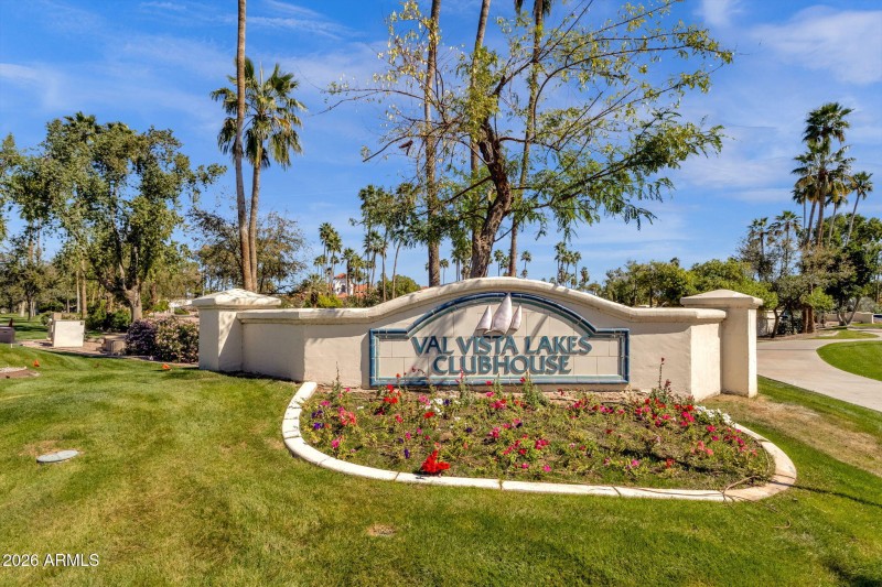 Community Clubhouse Sign